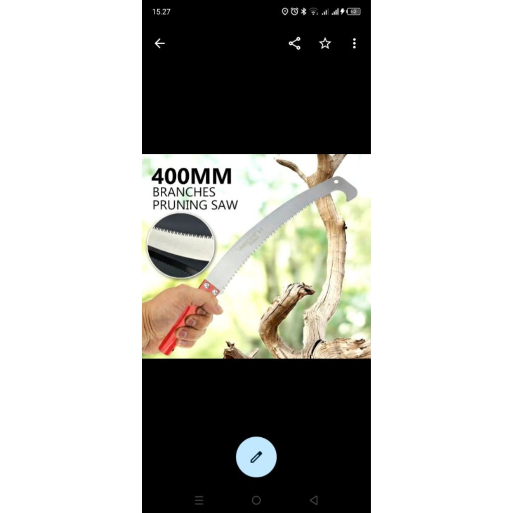 Gergaji Melengkung Pemotong Ranting Dahan