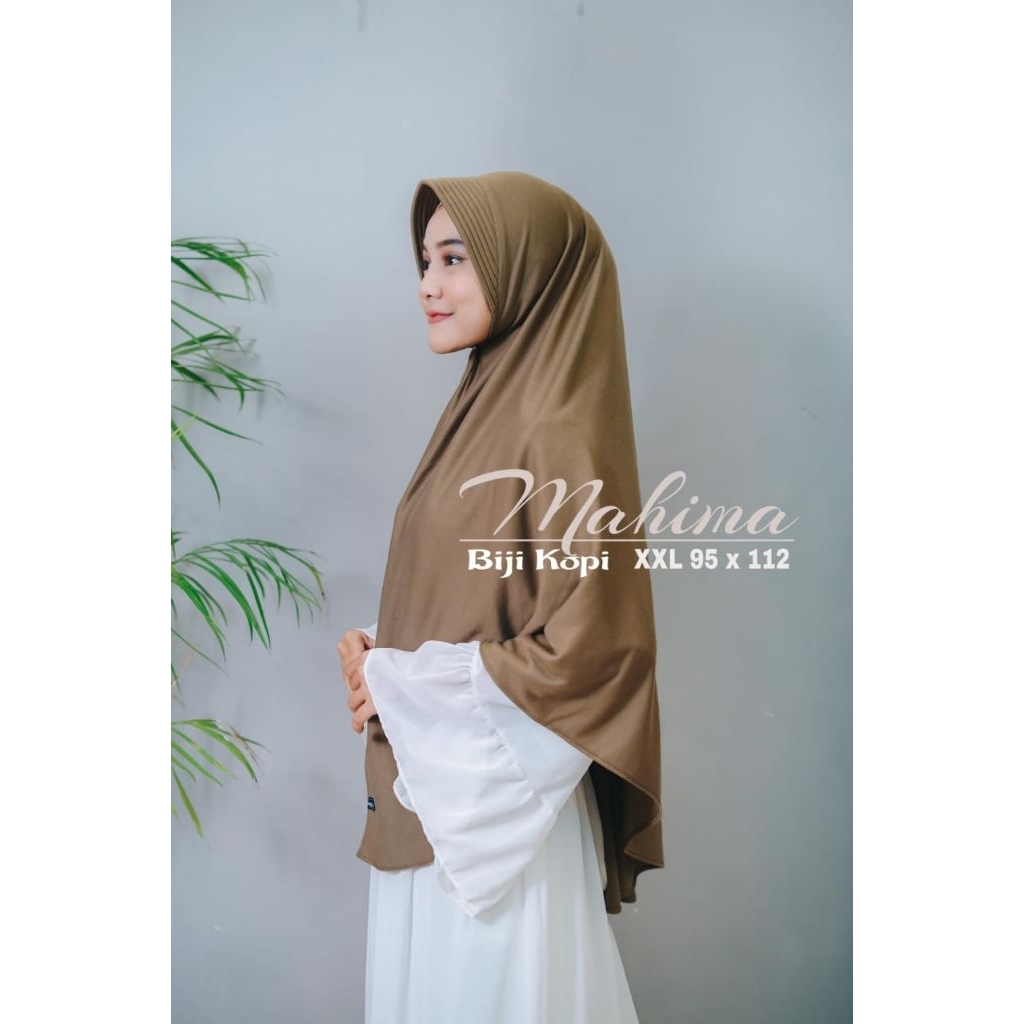 Jilbab Mahima size XXL | Jilbab Ped Kaos Antem | Hijab Mahima