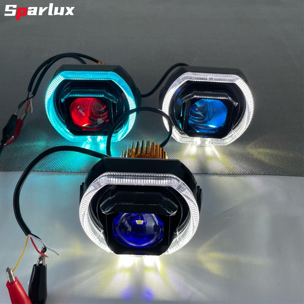 Sparlux Biled Projie Biled Matrix X1 3 Inch / 4.5 INCH Body Black Plus Kipas Pendingin High Low Flat