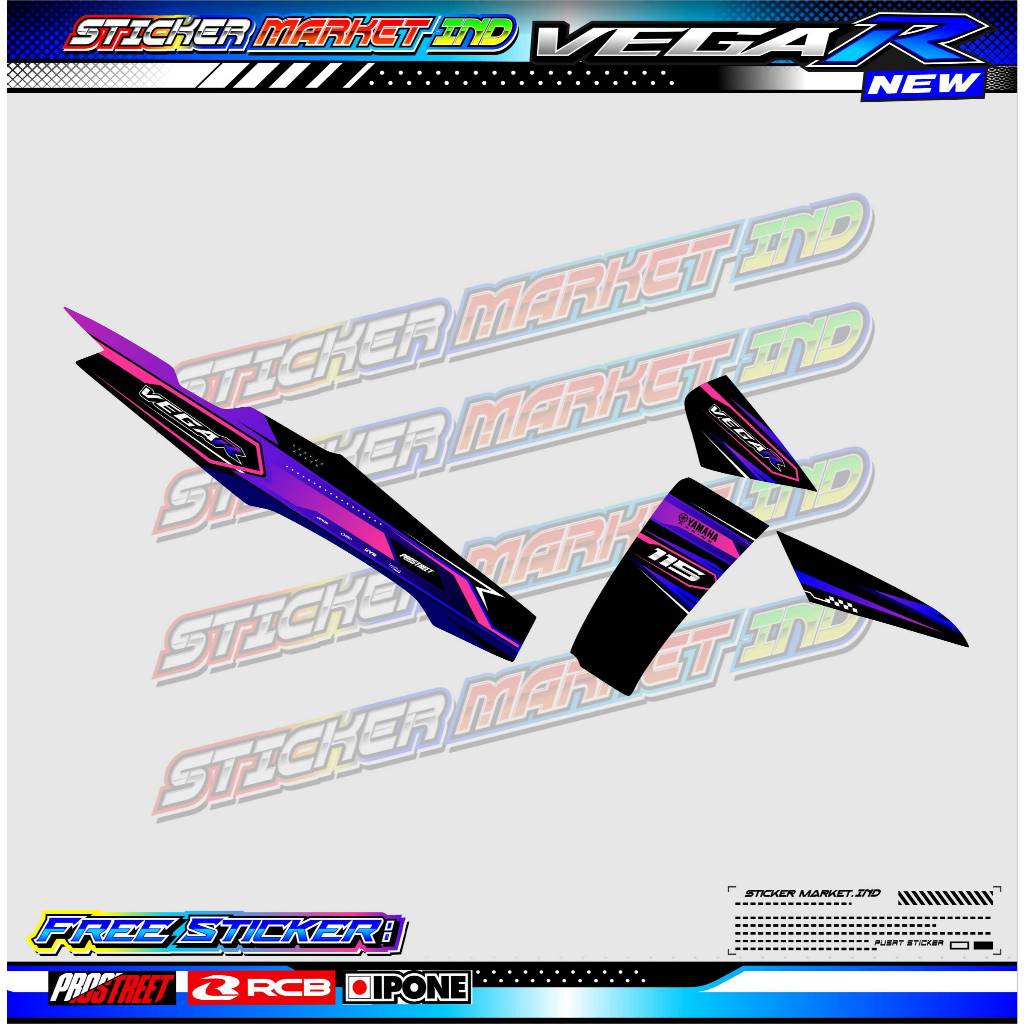 STRIPING VARIASI YAMAHA VEGA R NEW - RACING STYLE/ STICKER LIST MOTOR YAMAHA VEGA R NEW