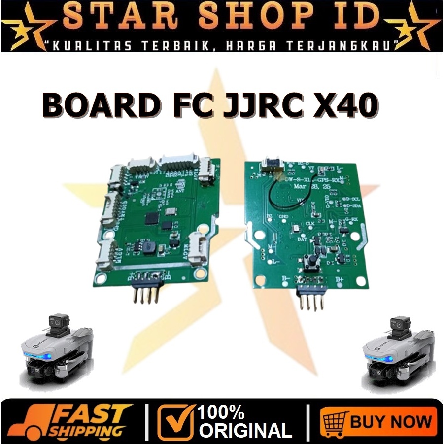FC BOARD DRONE JJRC X40 PRO SPAREPARTS DRONE ORIGINAL