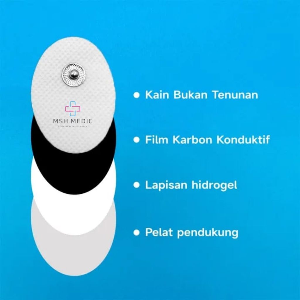 Electrode Pad Set 20Pcs TENS EMS , Perekat Pads Alat Pijat