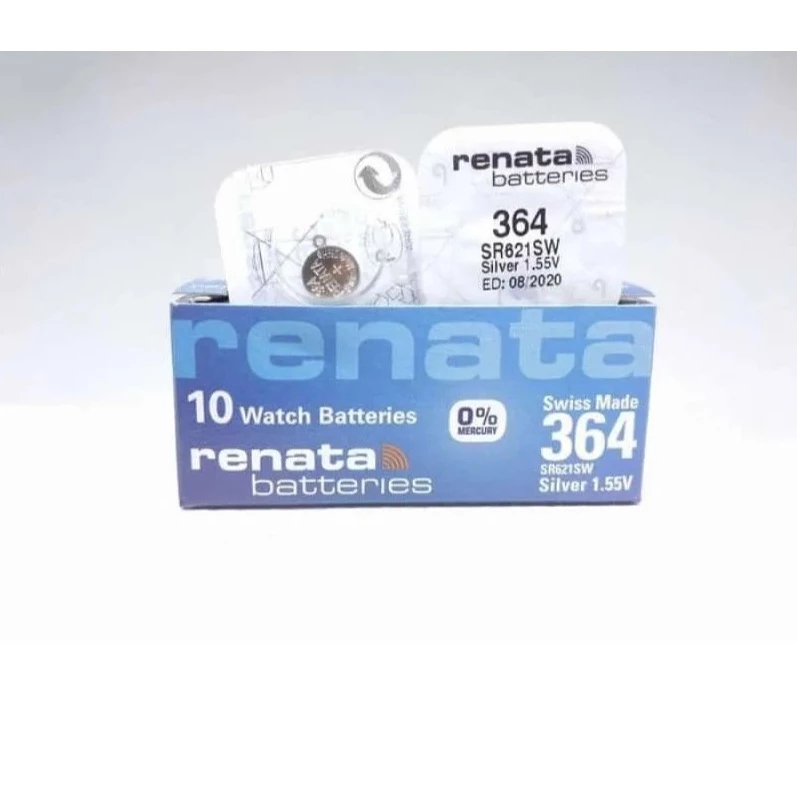Baterai RENATA Battery 364 SR 621 SW 364 / SR621 921SW Original SwissBaterai RENATA Battery 364 SR 6