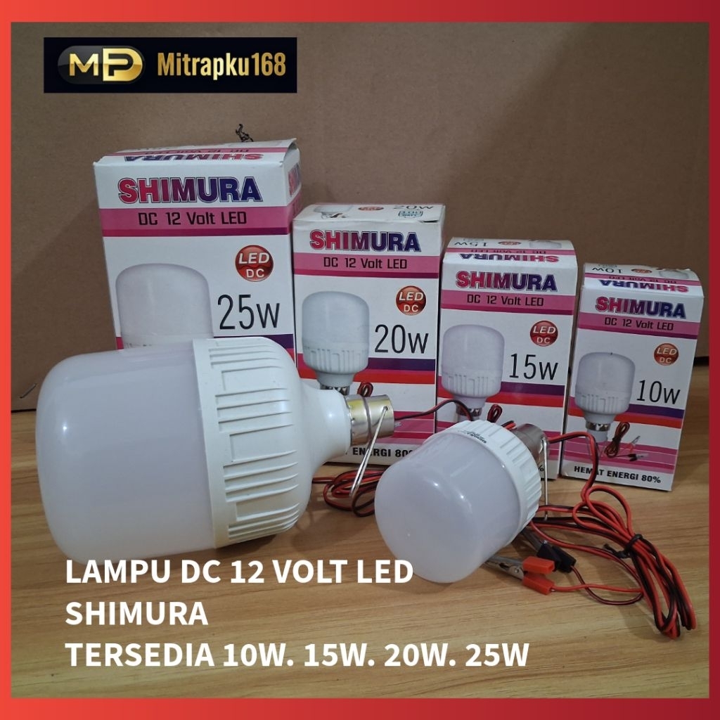 Lampu DC LED 12 Volt SHIMURA 10 15 20 25 watt