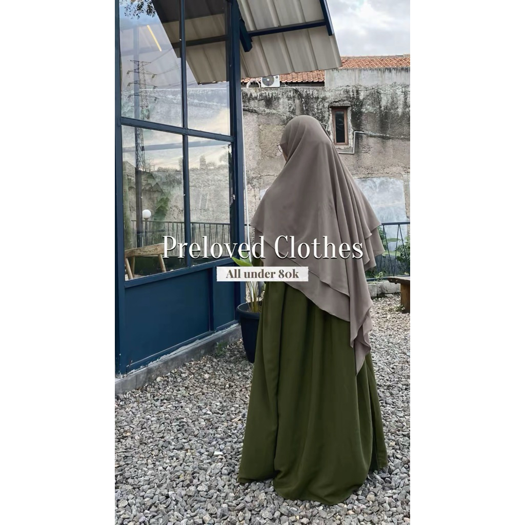 Preloved Abaya dan Baju Set