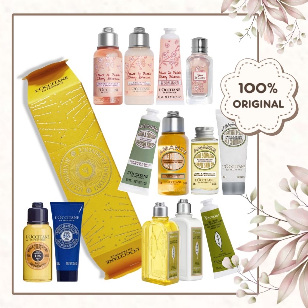 Limited Edition LOCCITANE Holiday Crackers Cracker Exclusive Gift Set Promo Paket Travel Size Trial 