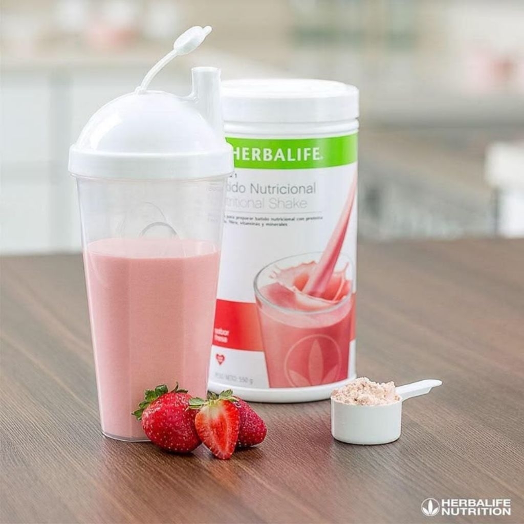 Herbalife Shake Susu Diet Rasa Strawberry Bisa Turun Berat Badan Seminggu Asli Ori Bpom Halal