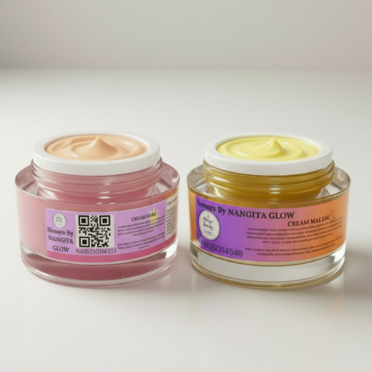 nangita glow cream flek siang malam