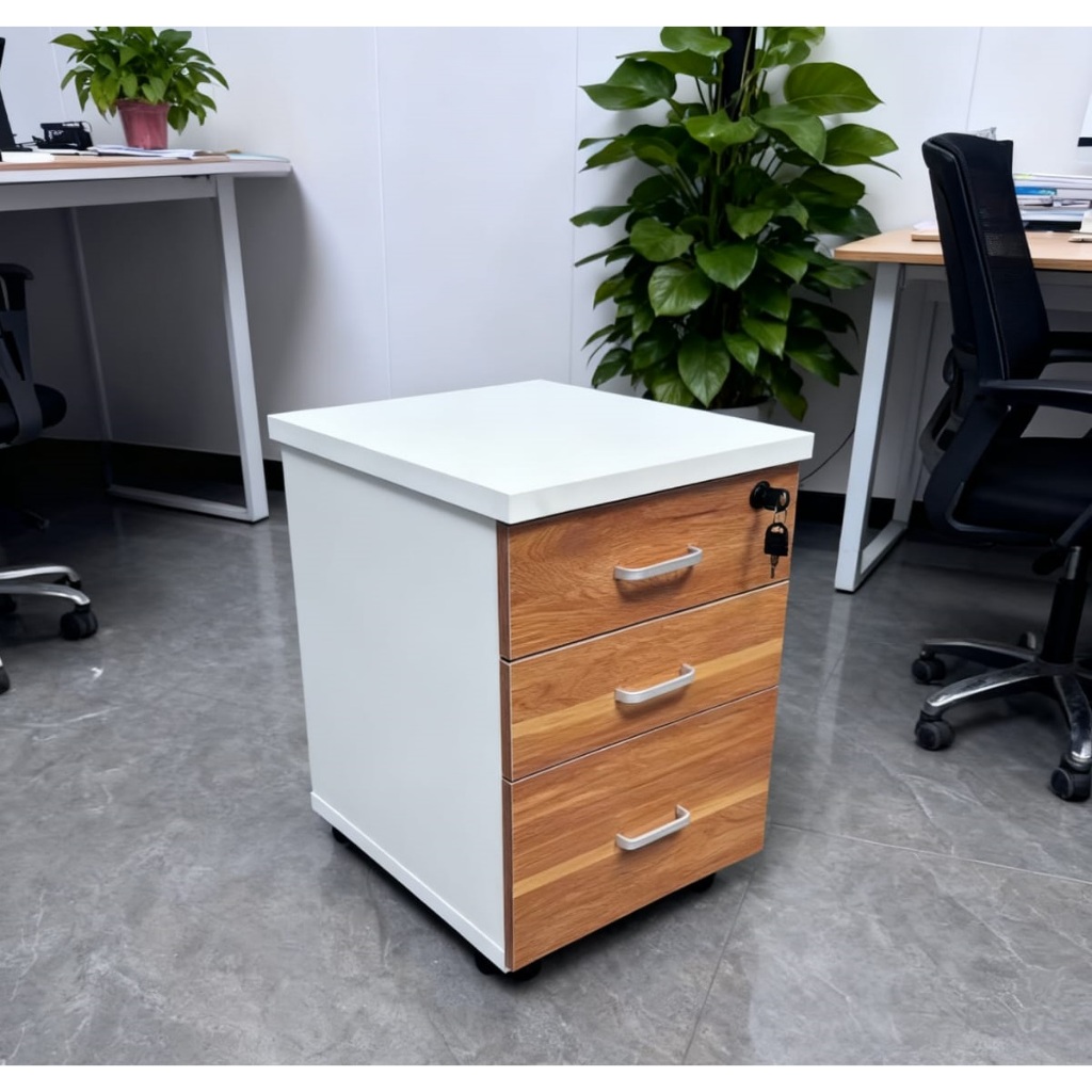 FURNILINE Laci Meja Kantor Nakas Drawer Meja Kantor Laci Roda