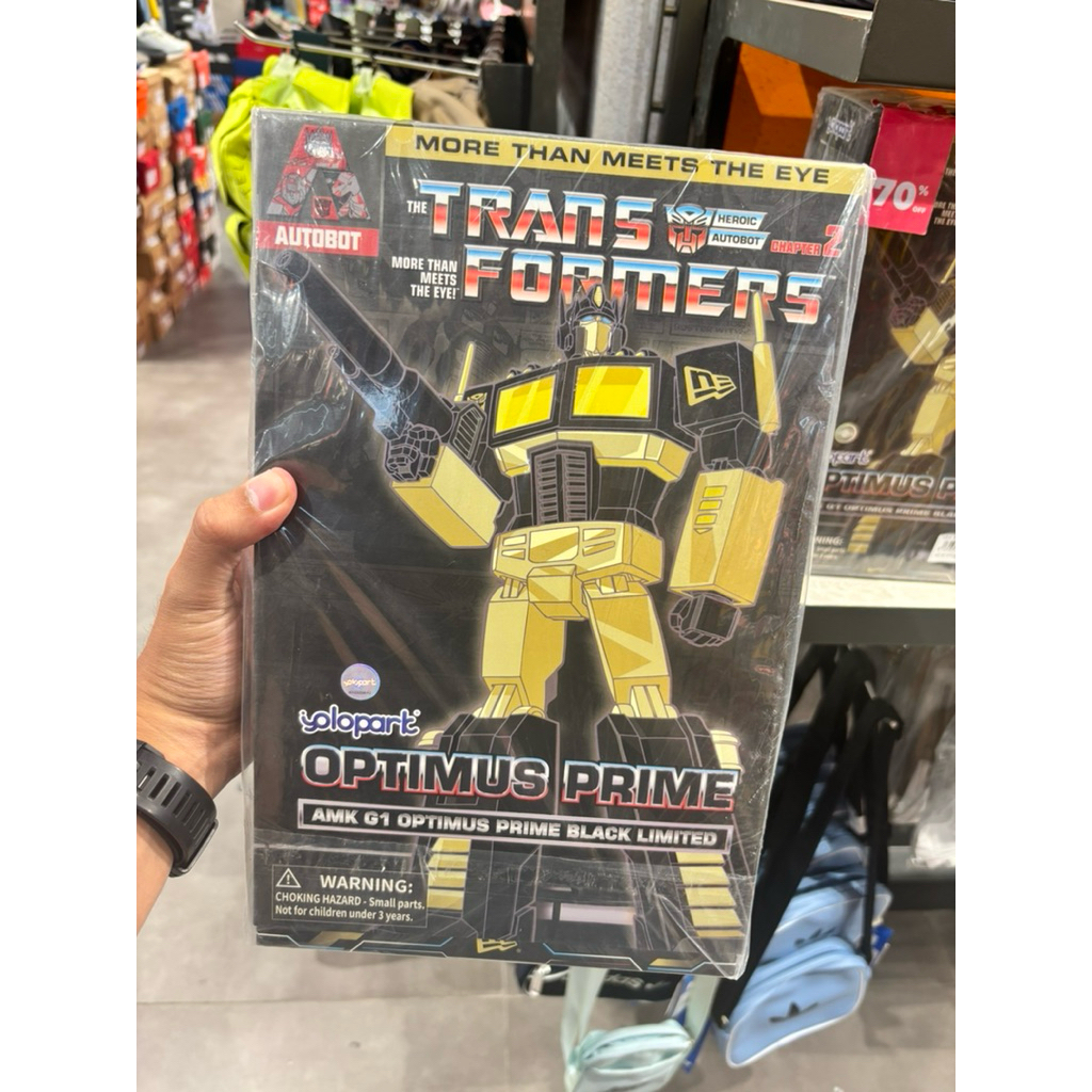 YOLOPARK TRANSFORMERS OPTIMUS PRIME AMK G1 OPTIMUS PRIME BLACK LIMITED x NEW ERA CAP