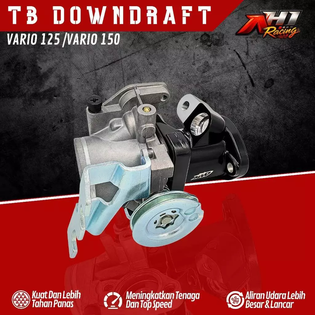 Throttle Body Tb Downdraft Vario 125 150 AH1 Racing - Intake Tuas Gas Downdraft DD Vario 125 150