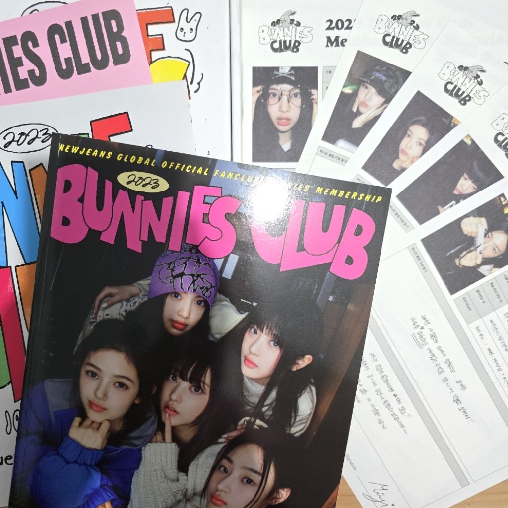 NEWJEANS PHOTOBOOK SET GLOBAL OFFICIAL FANCLUB MEMBERSHIP BUNNIES PHOTOBOOK MINJI DANIELLE HANNI HYE