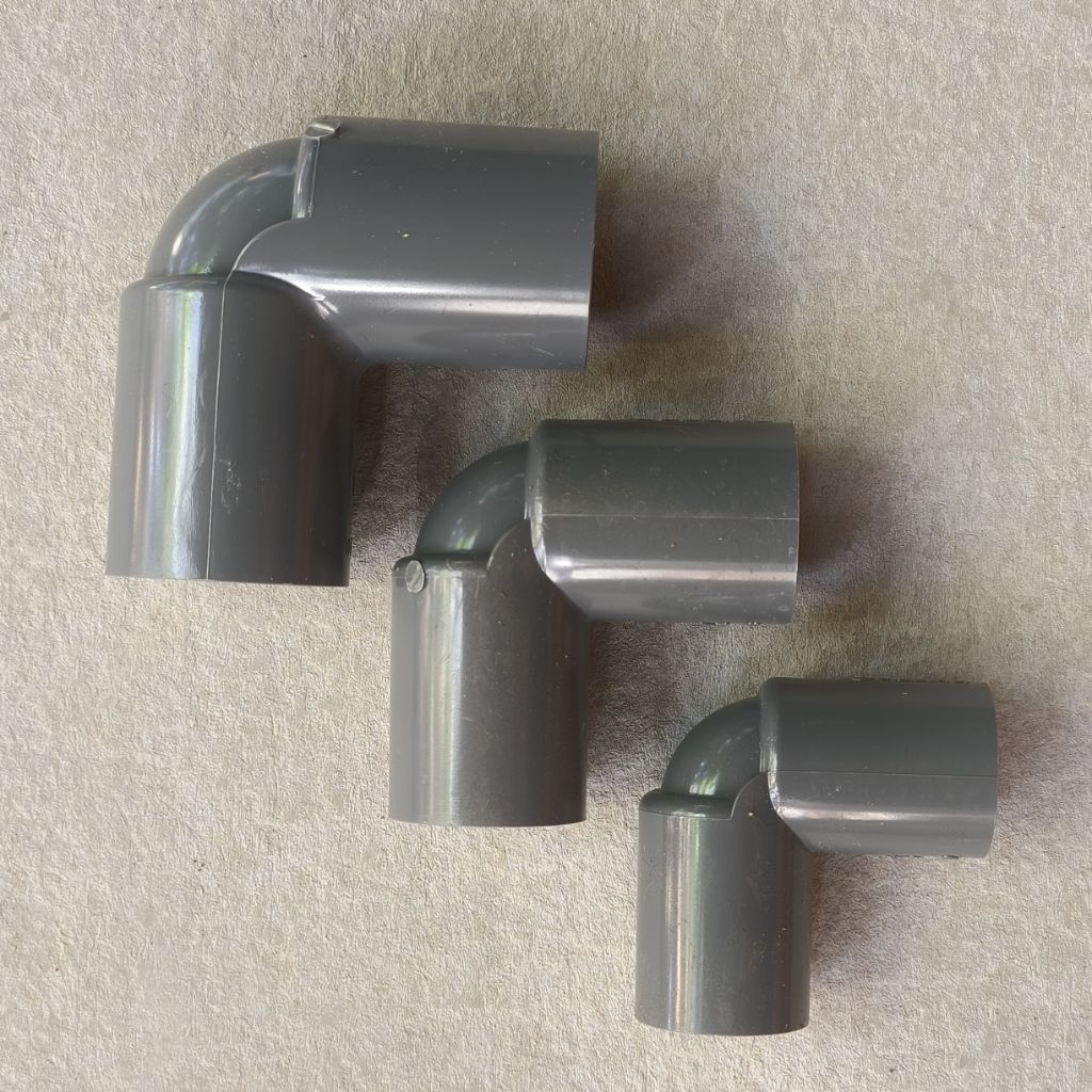 Sambungan Pipa Knee L Rucika 1/2", 3/4", 1"