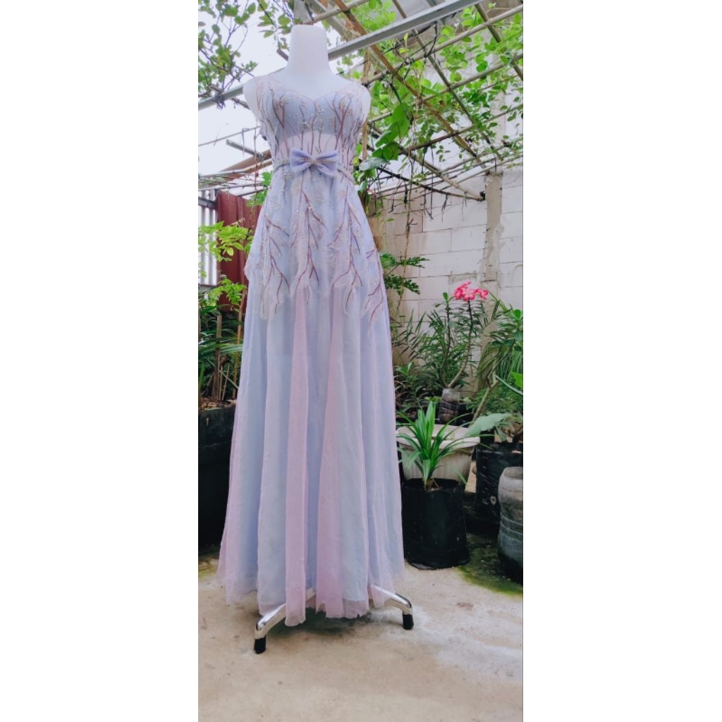Dress/Gaun Pesta Fairy Lilac Mix - Prom - Party - Brithday - Bridesmaid