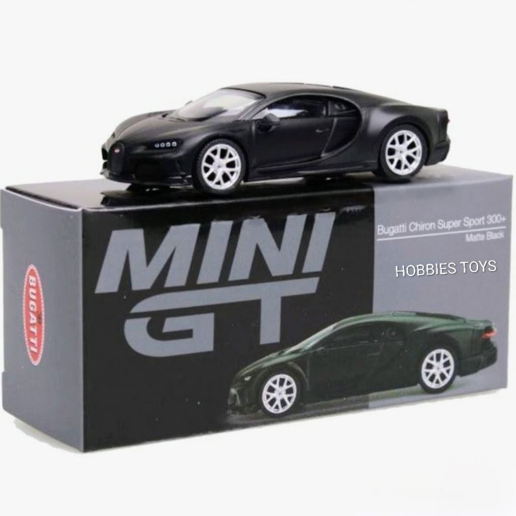 Mini GT 374 Bugatti Chiron Super Sport 300+ Matte Black