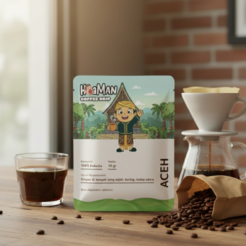 HOAMAN KOPI ACEH - Kopi Drip Robusta Aceh