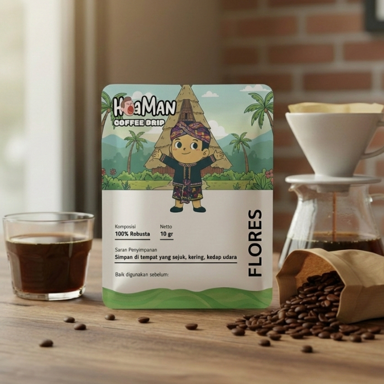 HOAMAN KOPI FLORES - Kopi Drip Robusta Flores