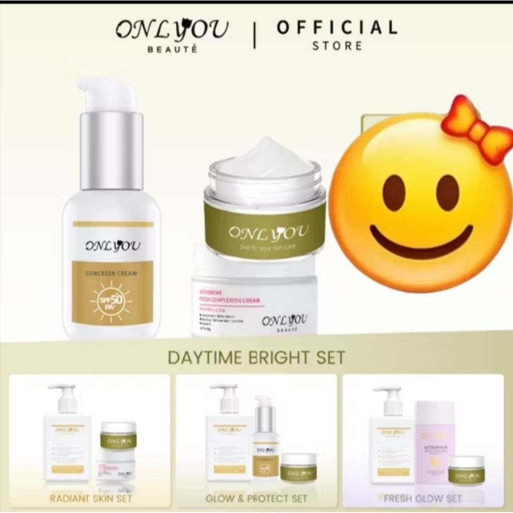 ONLYOU 3 Pcs PAKET SKINCARE