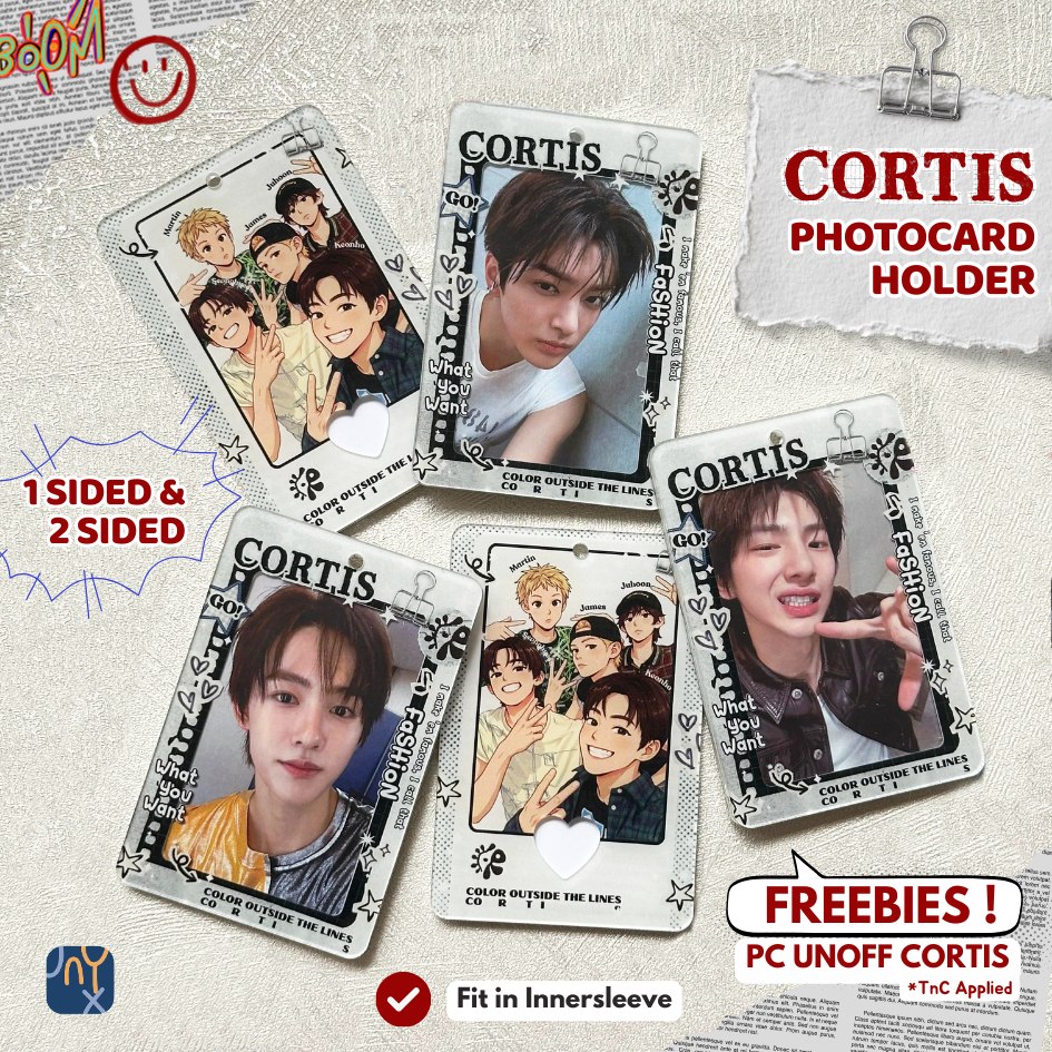 ACRYLIC PHOTOCARD HOLDER CORTIS / PC HOLDER CORTIS