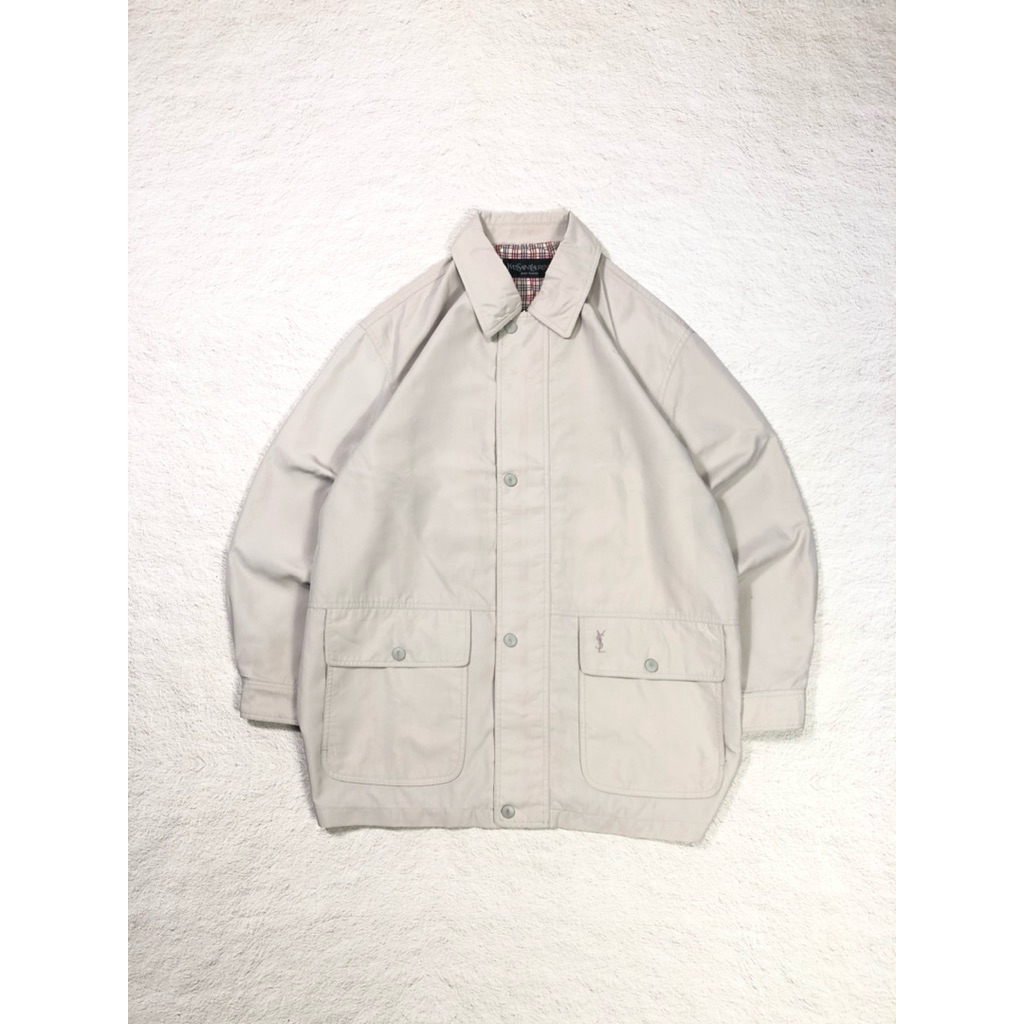 vintage ysl yves saint laurent parka jacket