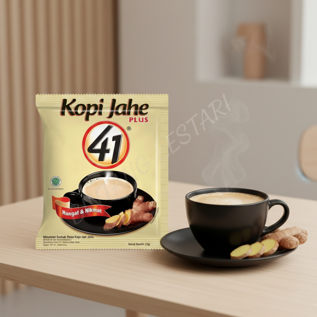 Kopi Jahe 41 Isi 10 Sachet - Kopi Jahe Plus 41 Kopi Jahe Merah
