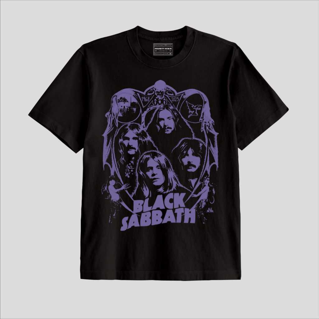 kaos BLACK SABBATH 666 Premium tshirt baju Black sabbath heaven hell kaos band rock heavy metal