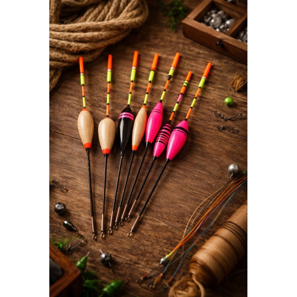 Pelampung Pancing Kayu Randu Laut Anti Badai