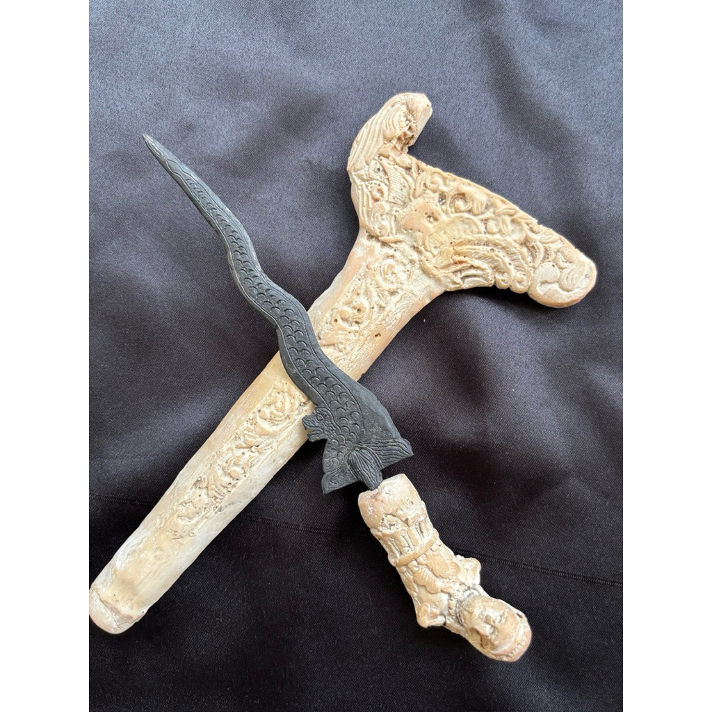 Keris Nogo Kikek  Pamor Kelengan Tangguh Sedayu