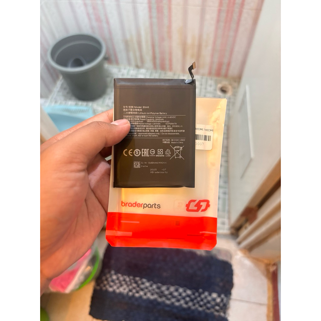 batre redmi note 8 masih baru