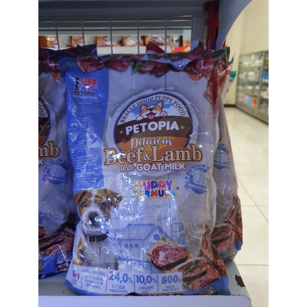 Petopia Puppy Beef & Lamb Goat Milk 800gram