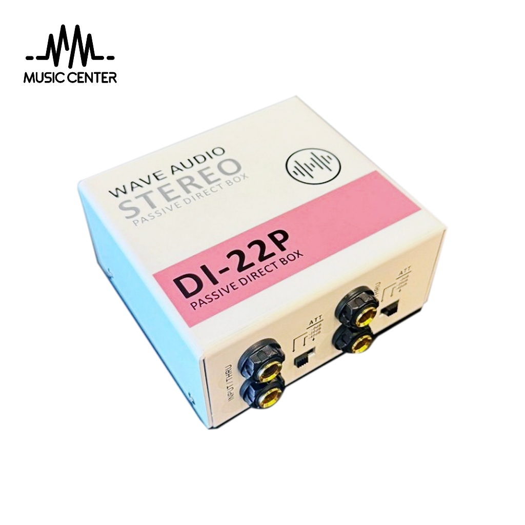 Wave Audio DI-22P Stereo Passive Direct Box