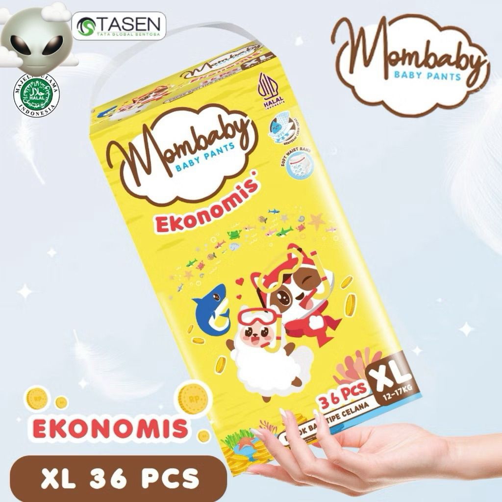 MOMBABY PANTS EKONOMIS MEGA PACK XL36