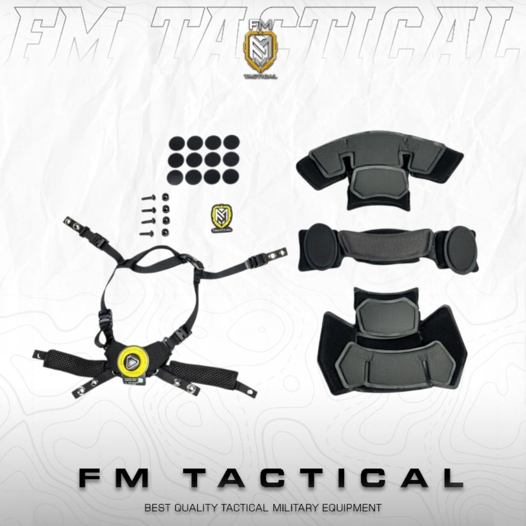 Tali busa helm Tactical  FMA Wendy Helmet/Tali Helm Putar Tactical