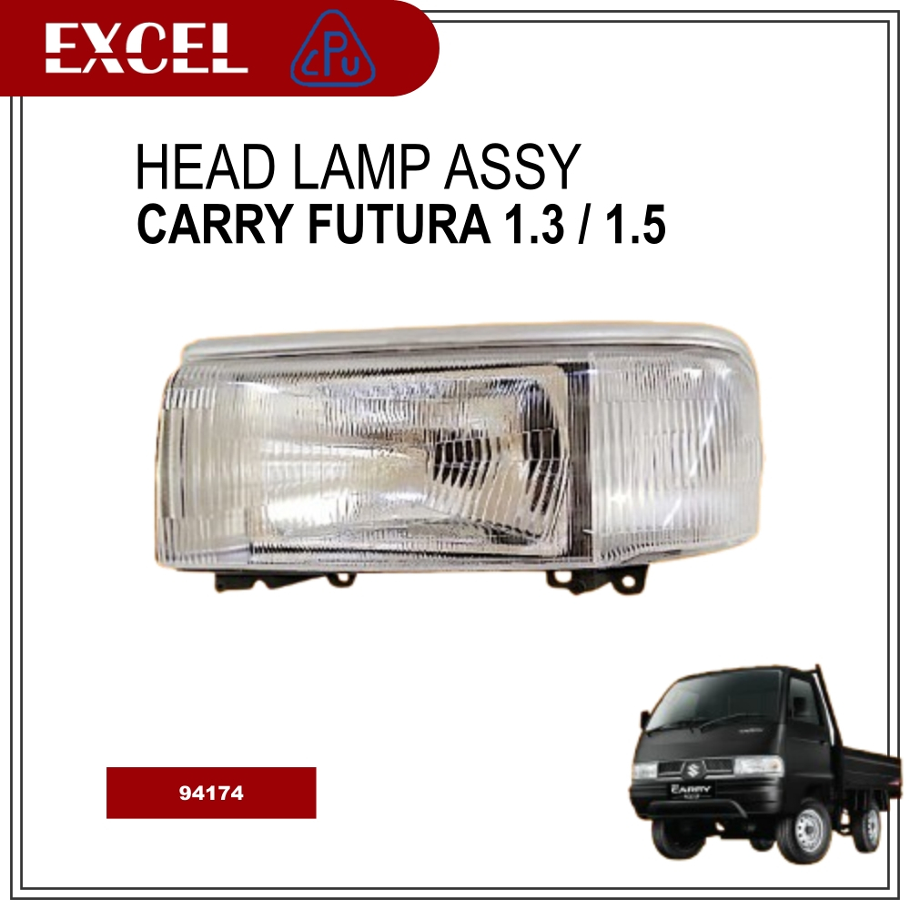 HEAD LAMP / LAMPU DEPAN SUZUKI CARRY FUTURA 1.3 1.5 PICKUP / MINIBUS ORIGINAL – CPU 94174