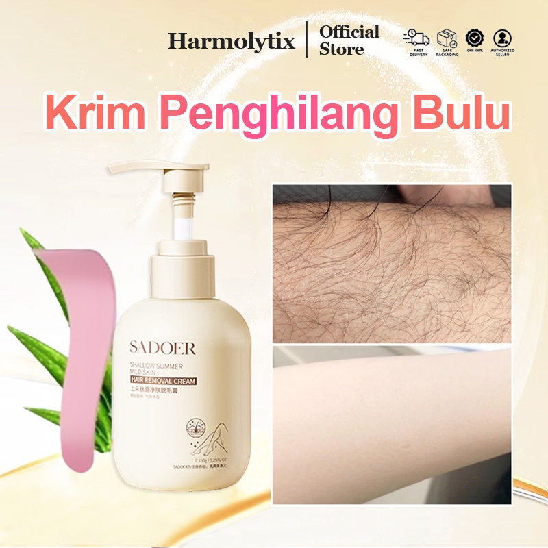 Harmolytix Krim Penghilang Bulu Perontok Bulu Kaki Cream Penghilang Bulu Ketiak Perontok Bulu Kemalu