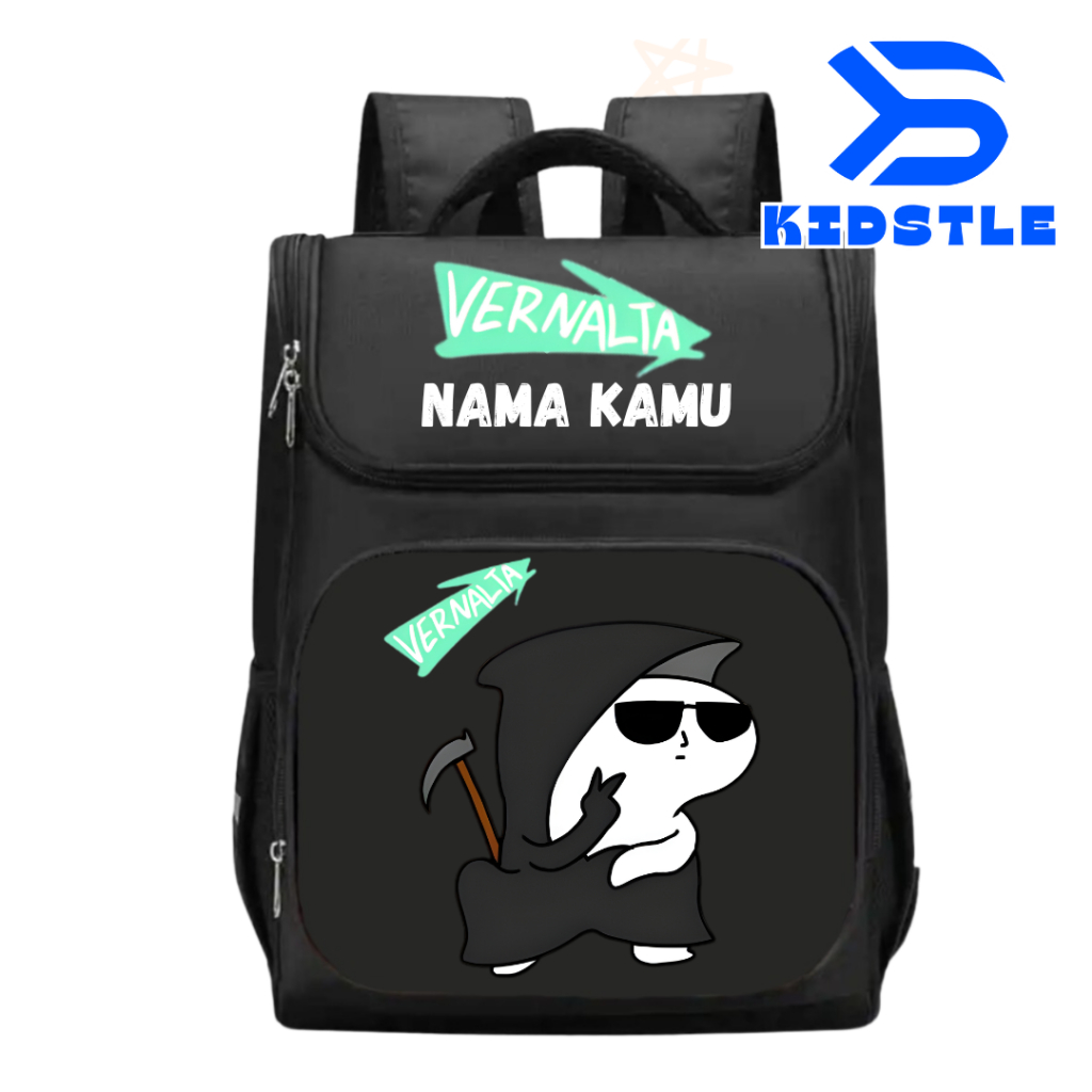 Backpack Tas Ransel Sekolah Anak Vernalta Free Nama