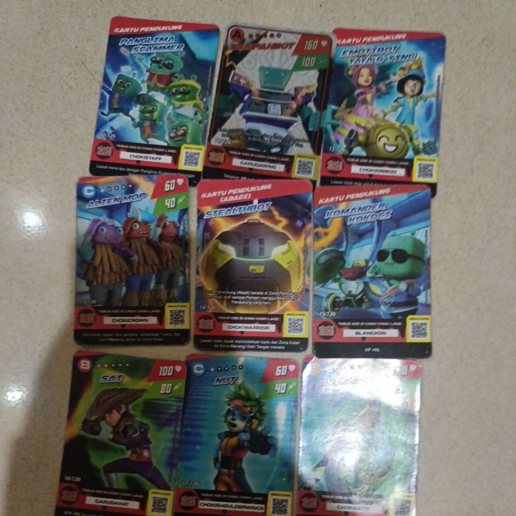 kartu Boboiboy Choki Choki 1 poster