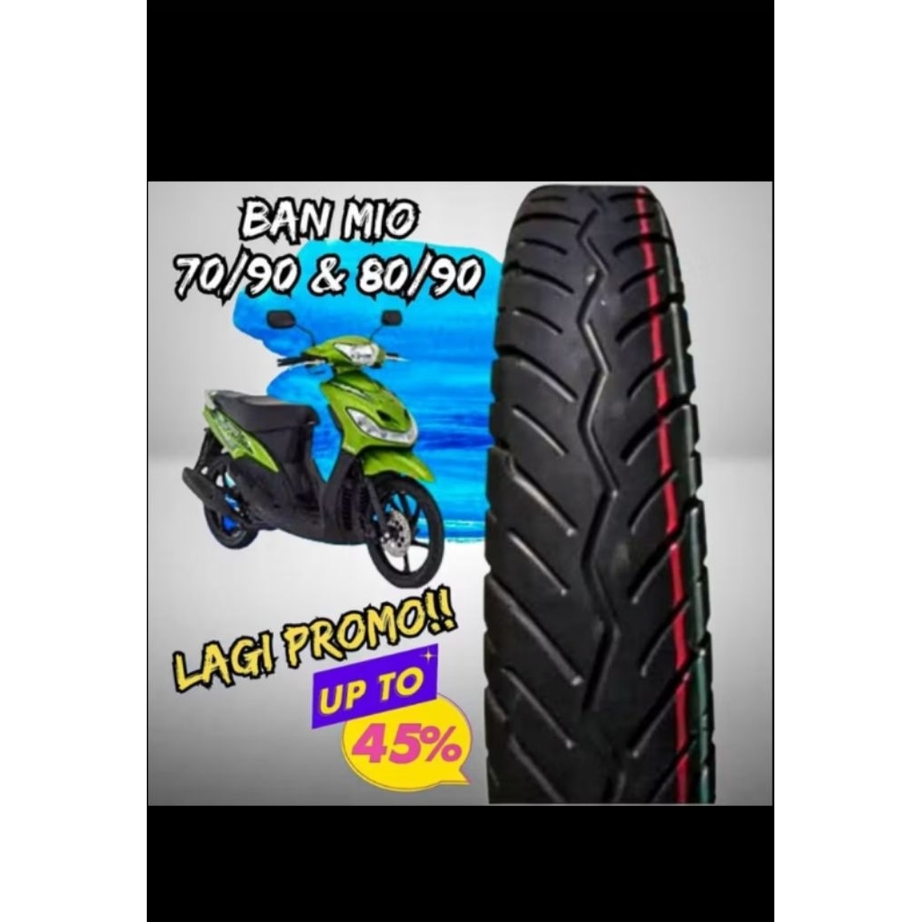 BAN MOTOR MATIC IRC UKURAN 70/90 RING 14 IRC