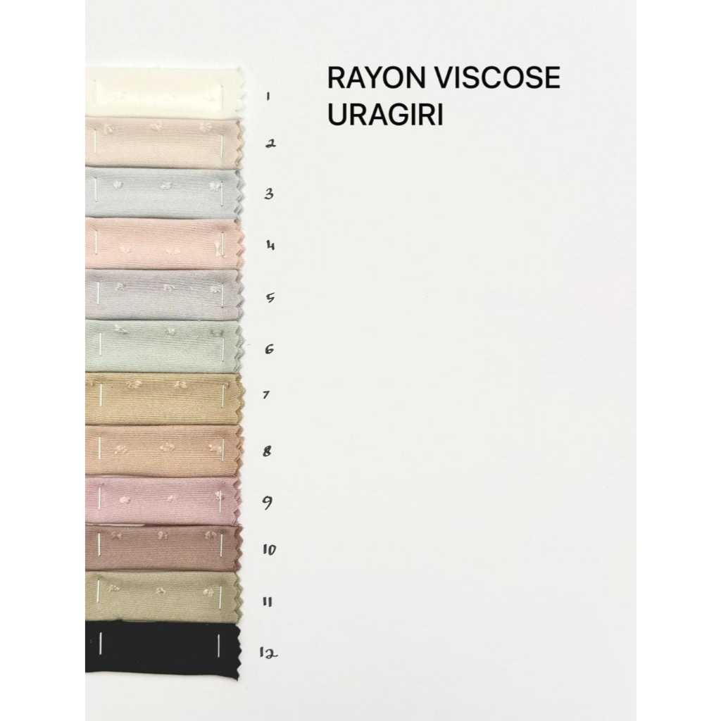 Kakania Textile 1 Roll Kain RAYON VISCOSE URAGIRI 50 Yard