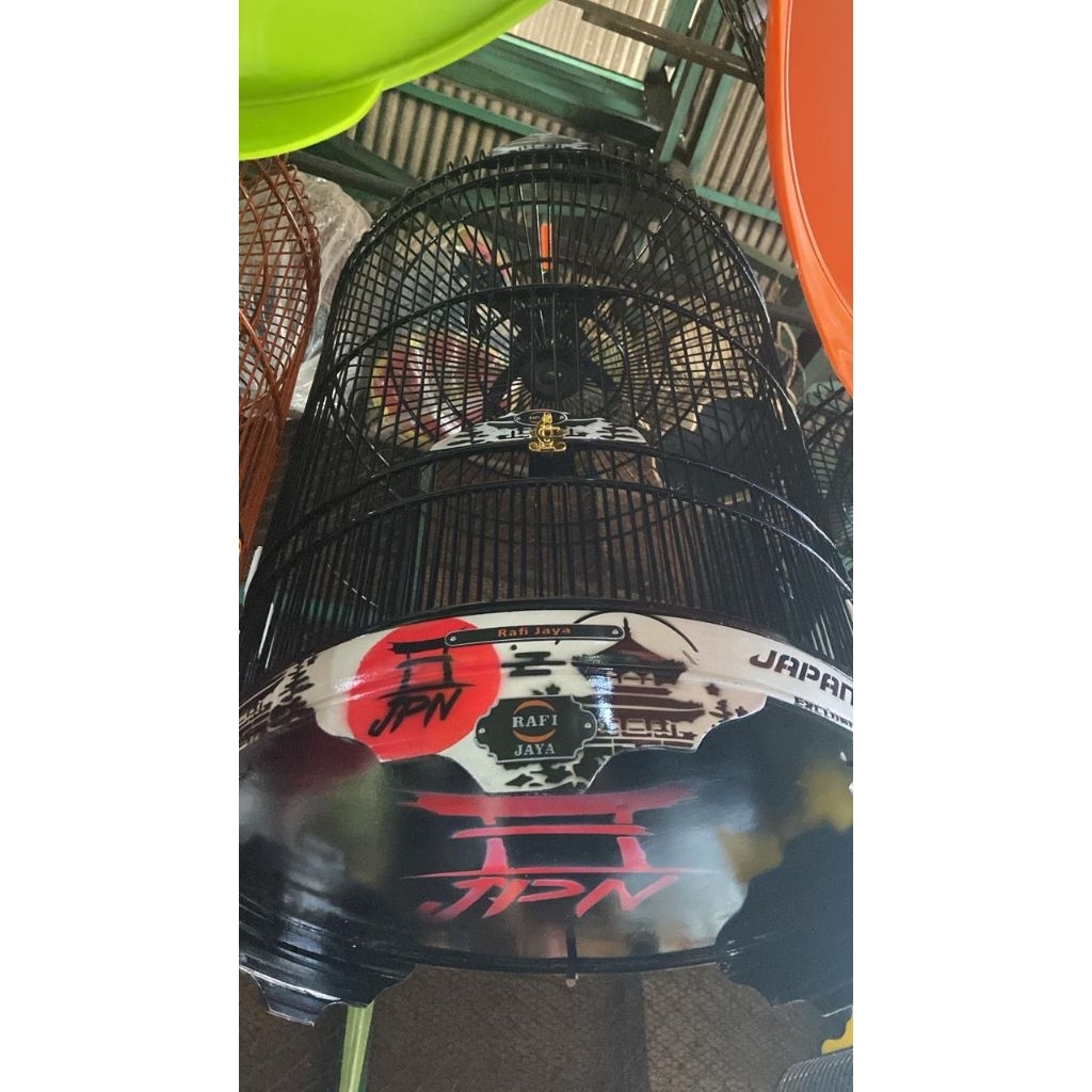 Sangkar Murai Rafi Jaya Airbrush no.2