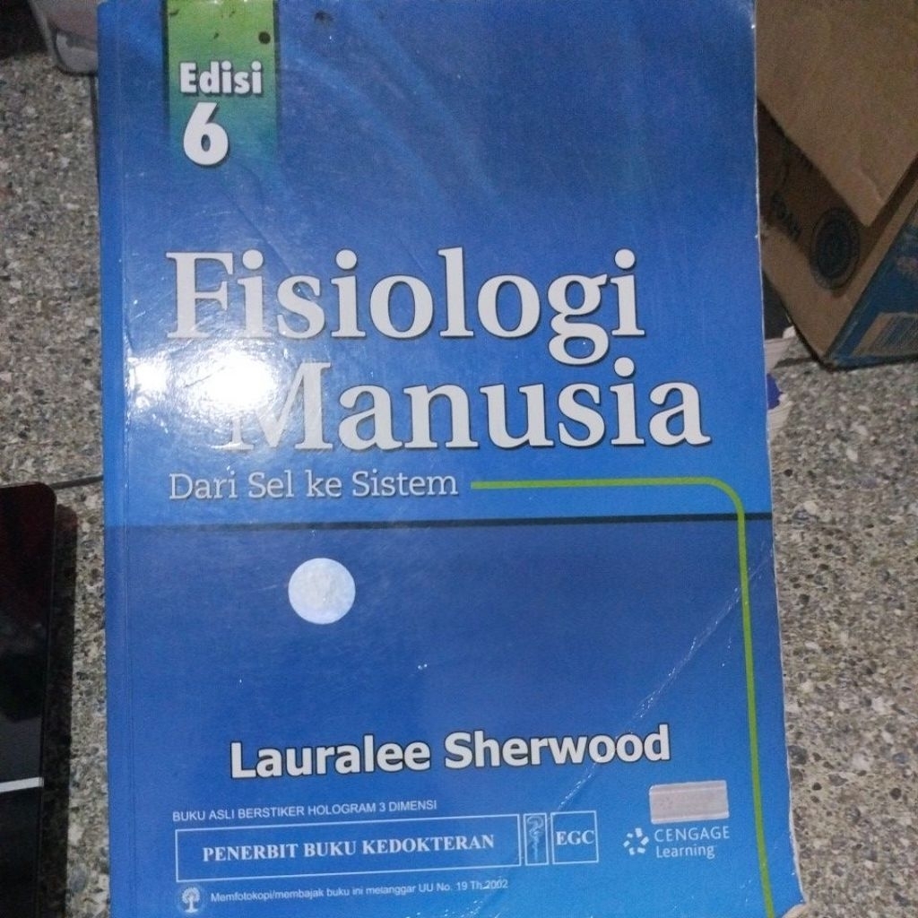 [Buku Preloved] BUKU FISIOLOGI MANUSIA DARI SEL KE SISTEM EDISI 6 EGC PENERBIT BUKU KEDOKTERAN ORIGI