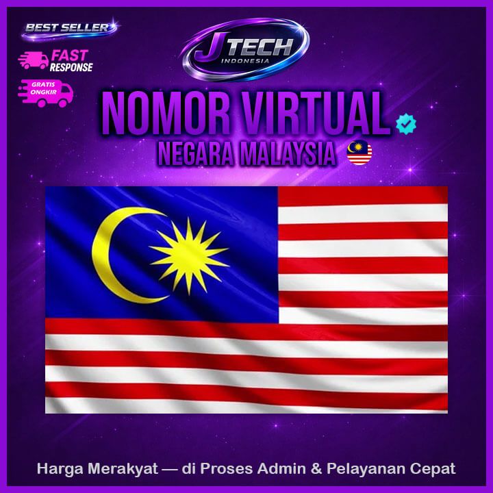 Nomor Virtual Malaysia Premium | Aktivasi Semua Aplikasi | Cepat & Aman