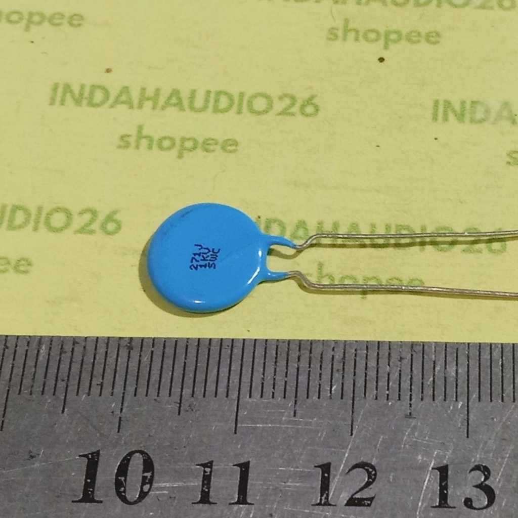 271J  1KV  SWC 5mm 271  1kv 5mm kapasitor keramik biru 270p 270pf 1000v ceramic capacitor