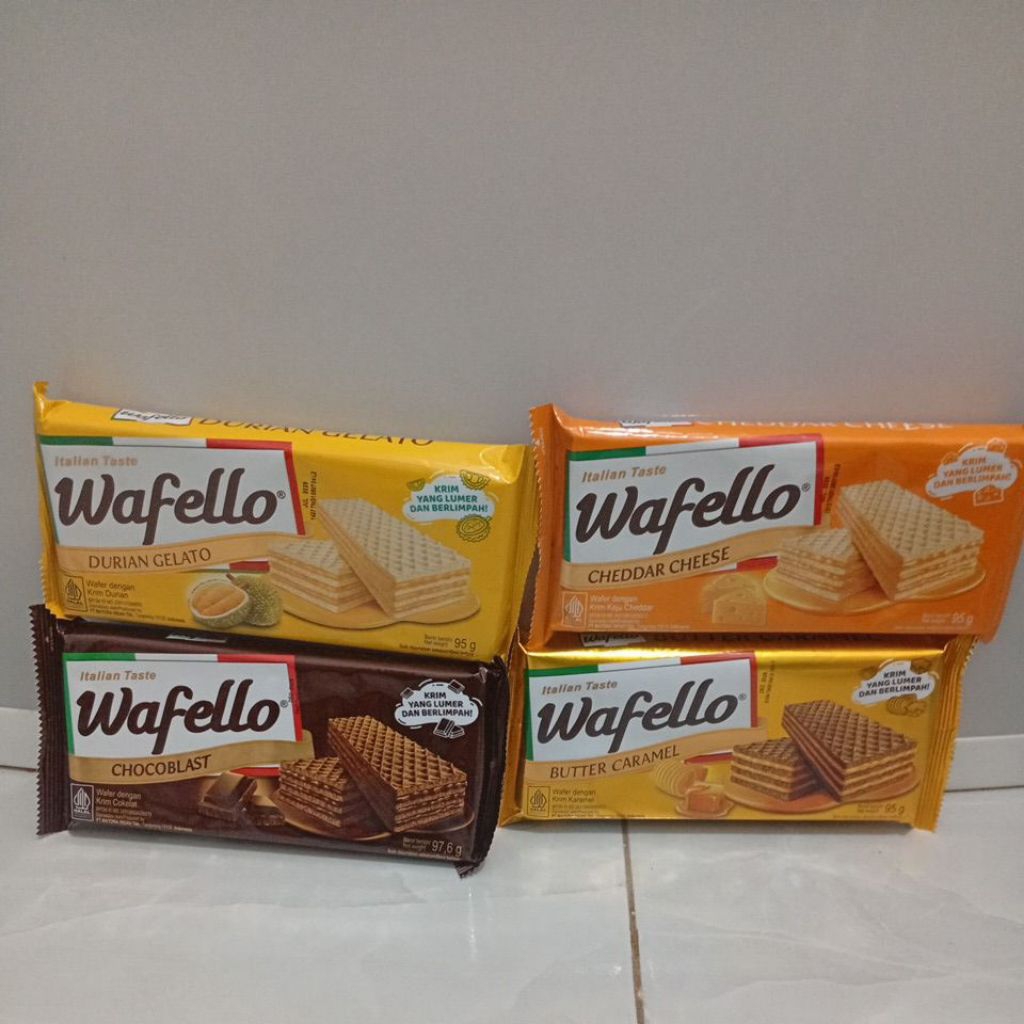 wafello wafer 95gr . wafer wafello 95gr