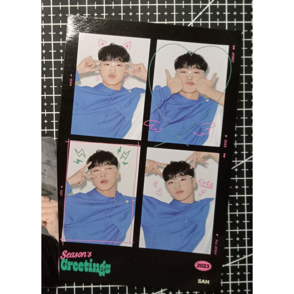 4cut san ateez, purikura ateez