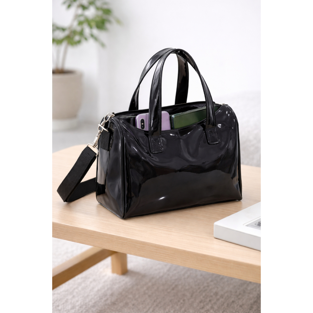Tas Transparan Event & Seminar | Clear PVC Bag Custom Logo | Stylish Souvenir Bag