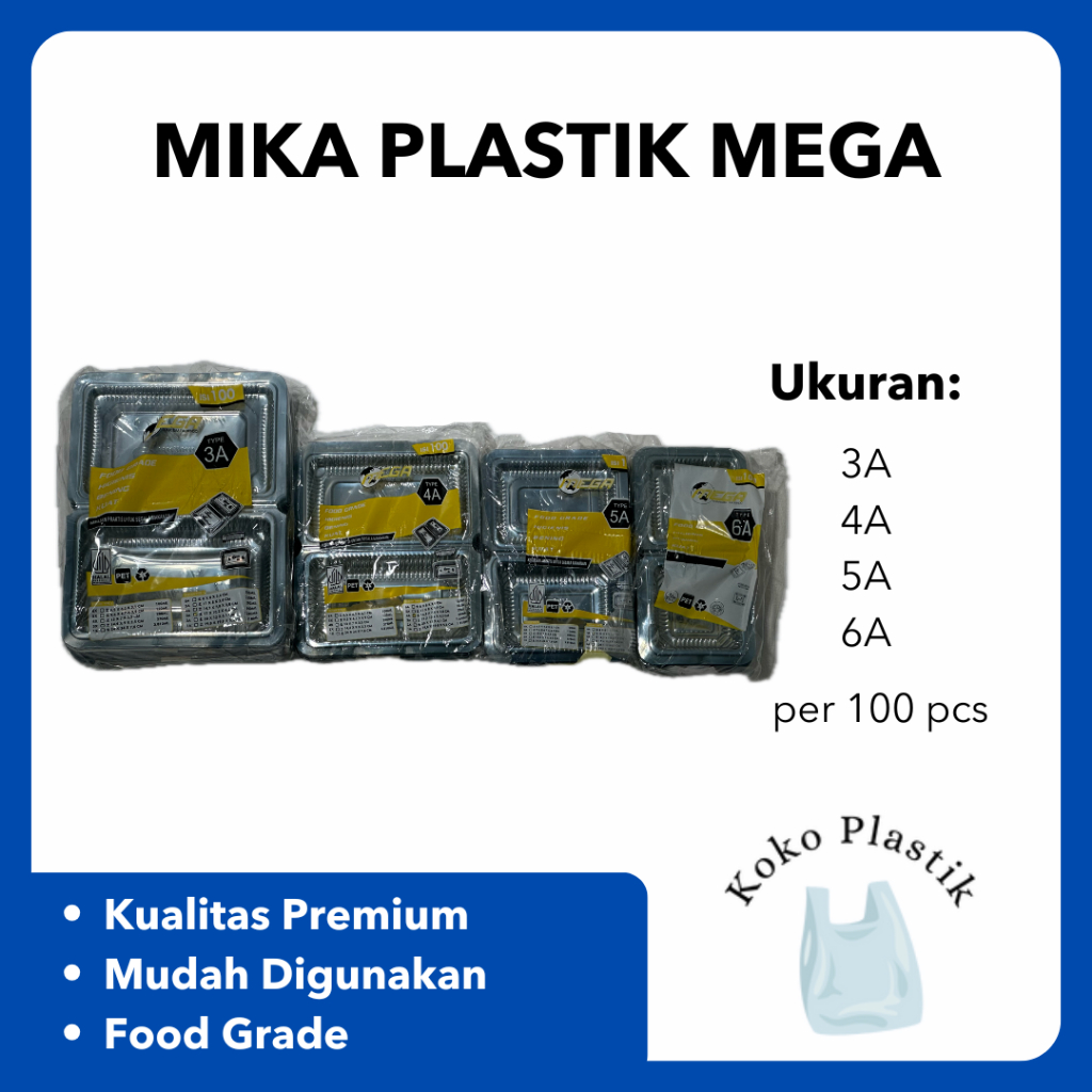 Mika Plastik | Mika Plastik Mega | Mika Plastik Kue | Mika Plastik 3A 4A 5A 6A