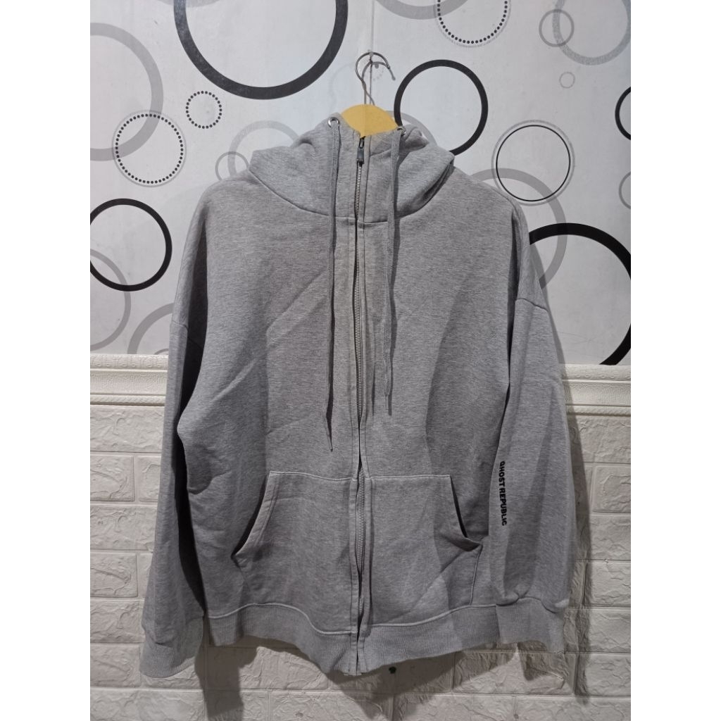Jaket Hoodie Ghost Republic Original Like New