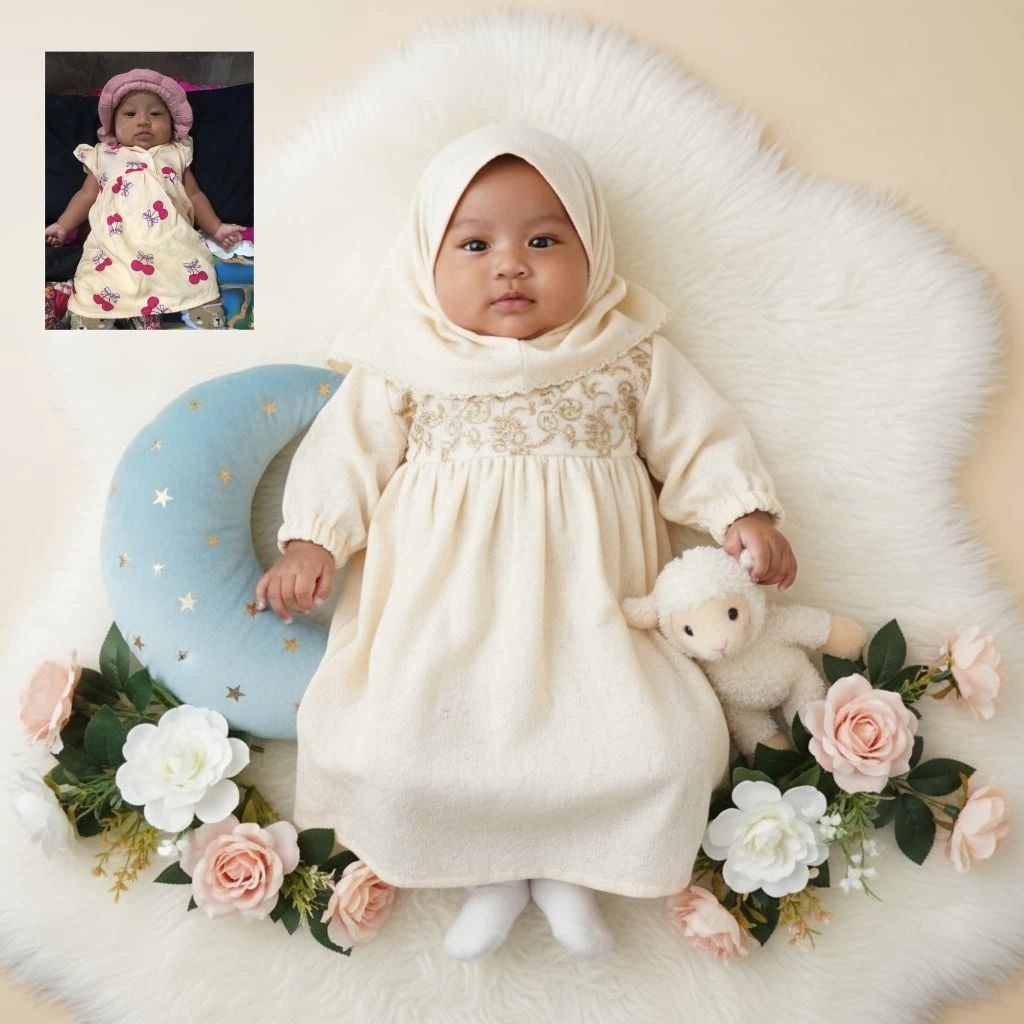edit foto bayi dan newborn