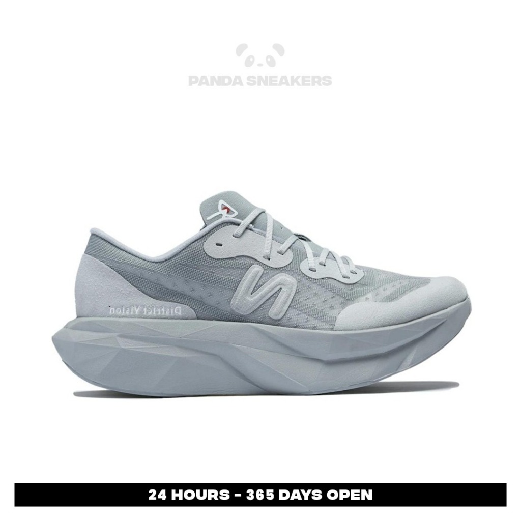 Sepatu New Balance FuelCell Supercomp Elite V4 District Vision Aluminum Grey Sneakers Running Olahra
